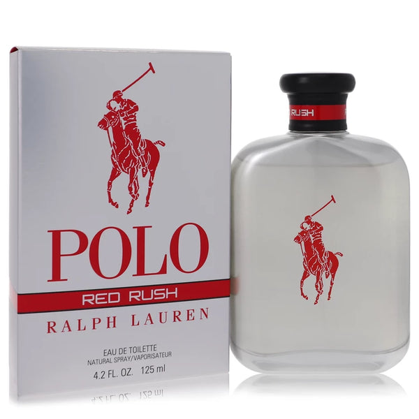 Polo Red Rush by Ralph Lauren for Men. Eau De Toilette Spray 4.2 oz | Perfumepur.com