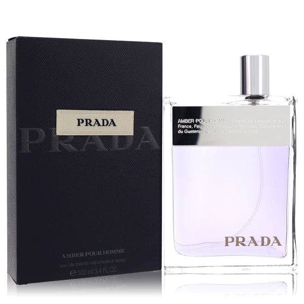 Prada Amber by Prada for Men. Eau De Toilette Spray 3.4 oz | Perfumepur.com