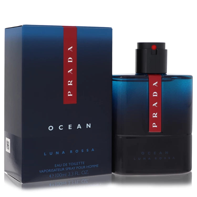 Prada Luna Rossa Ocean by Prada for Men. Eau De Toilette Spray (Tester) 3.3 oz | Perfumepur.com