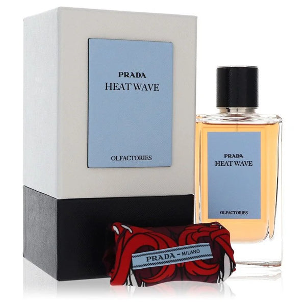 Prada Olfactories Heat Wave by Prada for Unisex. Eau De Parfum Spray with Gift Pouch (Unisex) 3.4 oz 3.4 oz Eau de Parfum Spray + Gift Pouch | Perfumepur.com