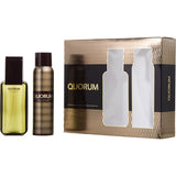 Quorum By Antonio Puig for Men. Gift Set (Eau De Toilette Spray 3.4 oz + Deodorant Spray 5 oz) | Perfumepur.com