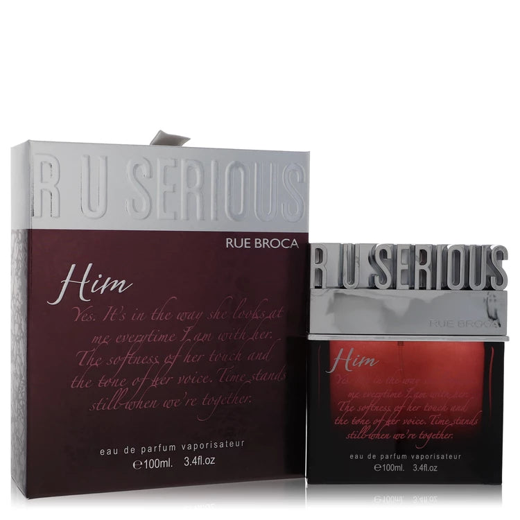R U Serious Him by Rue Broca for Men. Eau De Parfum Spray 3.4 oz | Perfumepur.com
