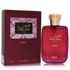 Rasasi Hawas Diva by Rasasi Eau de Parfum Spray for women 3.38 oz (100ml)