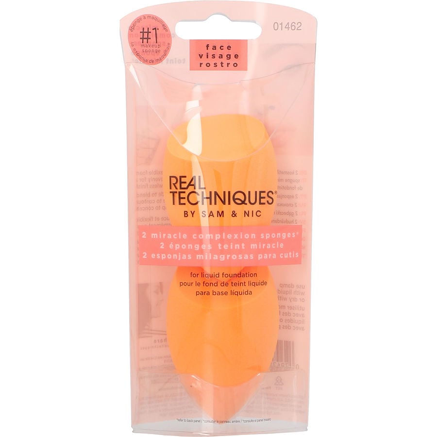 Real Techniques By Real Techniques for Women. Miracle Complexion Sponge Duo (2Pcs) | Perfumepur.com