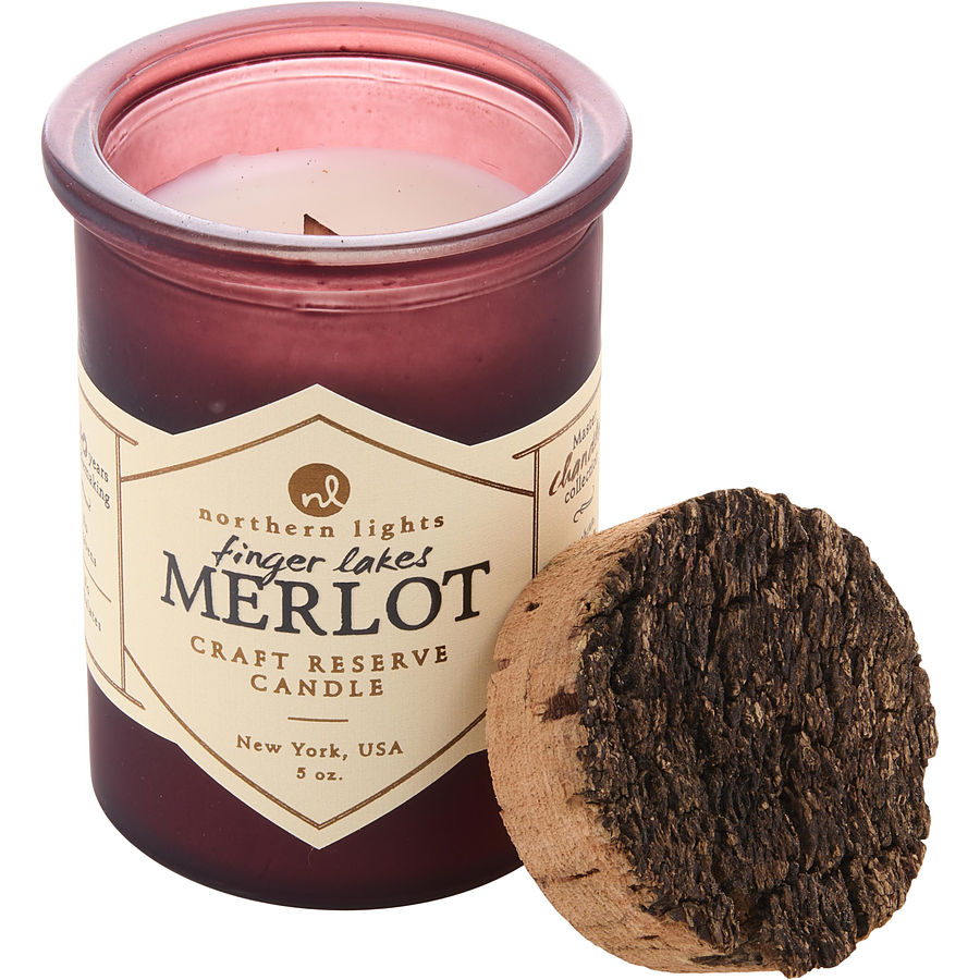 Reserve Spirit Finger Lakes Merlot By Northern Lights for Unisex. Spirit Jar Candle - 5 oz. Burns Approx. 35 Hrs. | Perfumepur.com