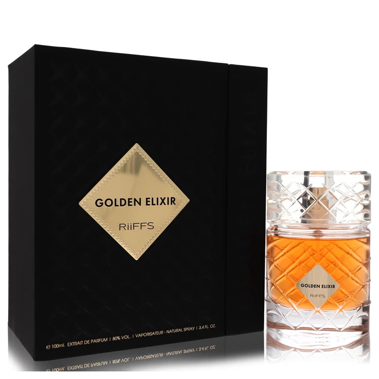 Riiffs Golden Elixir by Riiffs for Unisex. Extrait De Parfum Spray (Unisex) 3.4 oz | Perfumepur.com