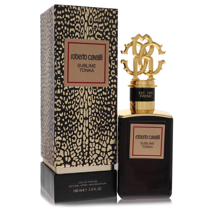 Roberto Cavalli Gold Sublime Tonka by Roberto Cavalli for Unisex. Eau De Parfum Spray (Unisex Unboxed) 3.4 oz | Perfumepur.com