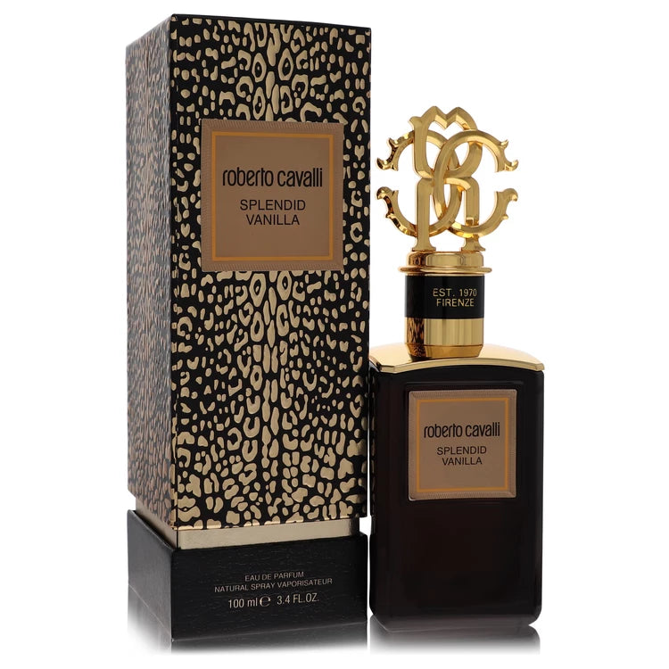 Roberto Cavalli Splendid Vanilla by Roberto Cavalli for Unisex. Eau De Parfum Spray (Unisex) 3.4 oz | Perfumepur.com