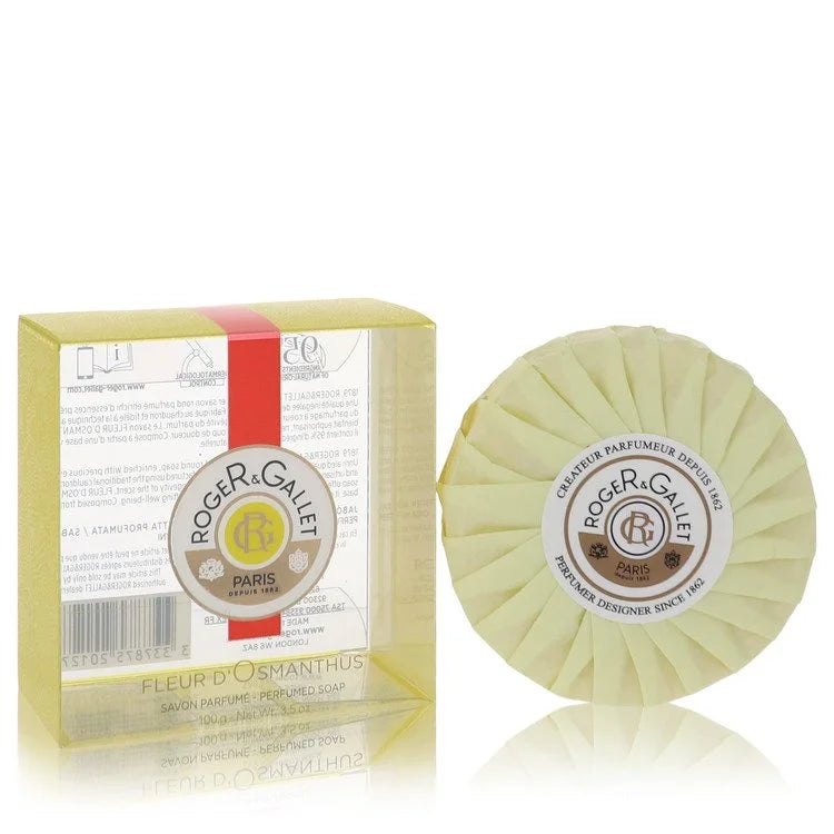 Roger & Gallet Fleur D'Osmanthus by Roger & Gallet for Women. Soap 3.5 oz | Perfumepur.com