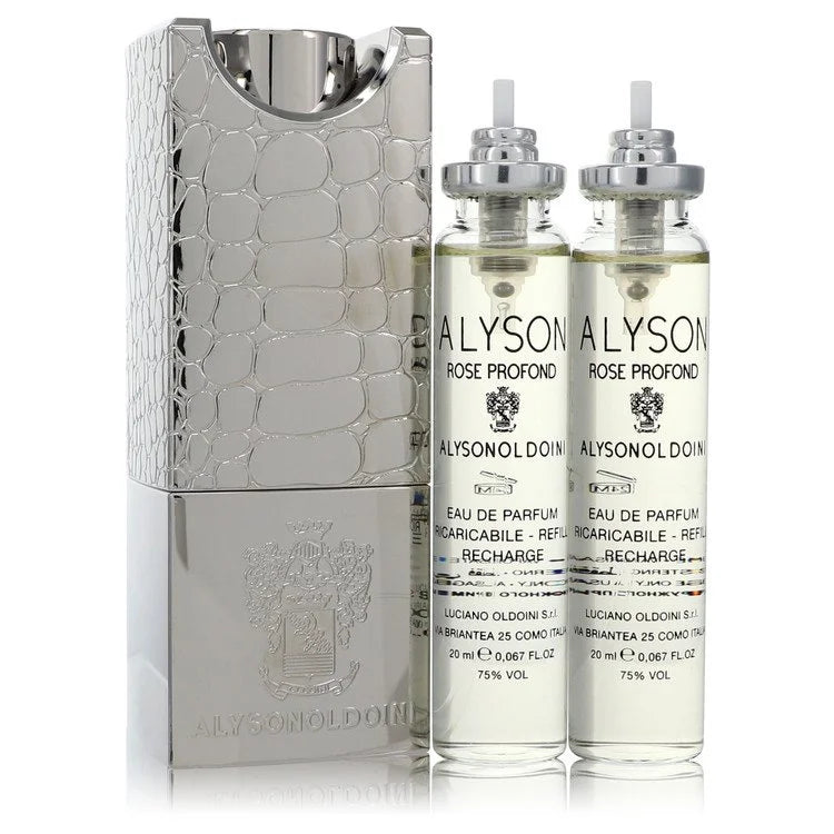Rose Profond by Alyson Oldoini  for Women. Eau De Parfum Refillable Spray Includes 3 x 20 ml Refills and Atomizer 2 oz | Perfumepur.com