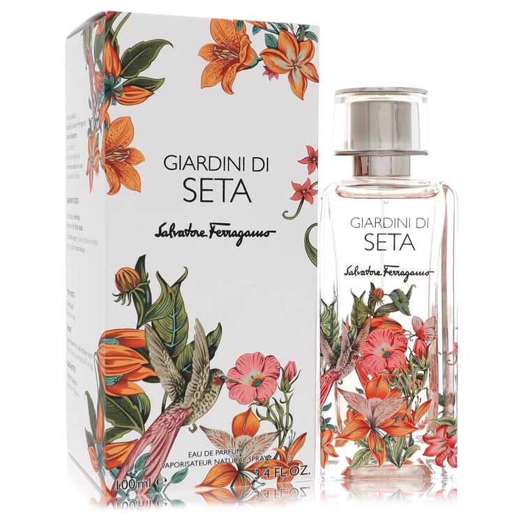 Salvatore Ferragamo Giardini Di Seta by Salvatore Ferragamo Eau de Parfum Spray (Unisex) for women 3.4 oz (100ml)