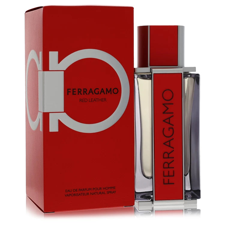 Salvatore Ferragamo Red Leather by Salvatore Ferragamo for Men. Eau De Parfum Spray 3.4 oz | Perfumepur.com