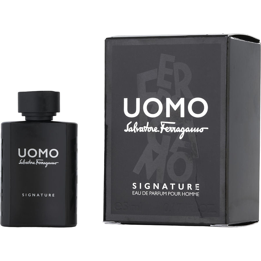 Salvatore Ferragamo Uomo Signature By Salvatore Ferragamo for Men. Eau De Parfum 0.17 oz Mini | Perfumepur.com