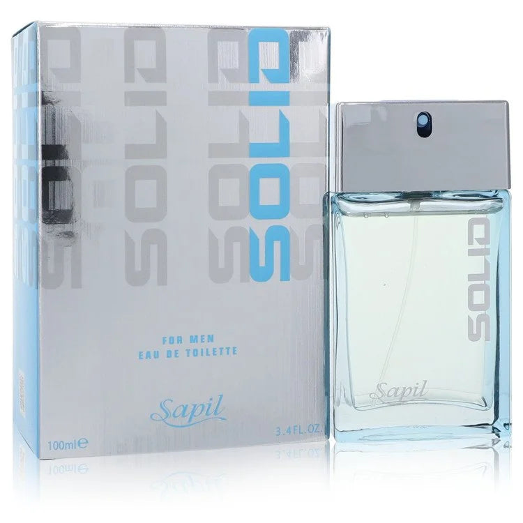 Sapil Solid by Sapil for Men. Eau De Toilette Spray (Unboxed) 3.4 oz | Perfumepur.com