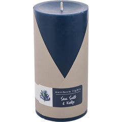 Sea Salt & Kelp By Northern Lights for Unisex. One 3X6 Inch Pillar Candle. Burns Approx. 100 Hrs. | Perfumepur.com