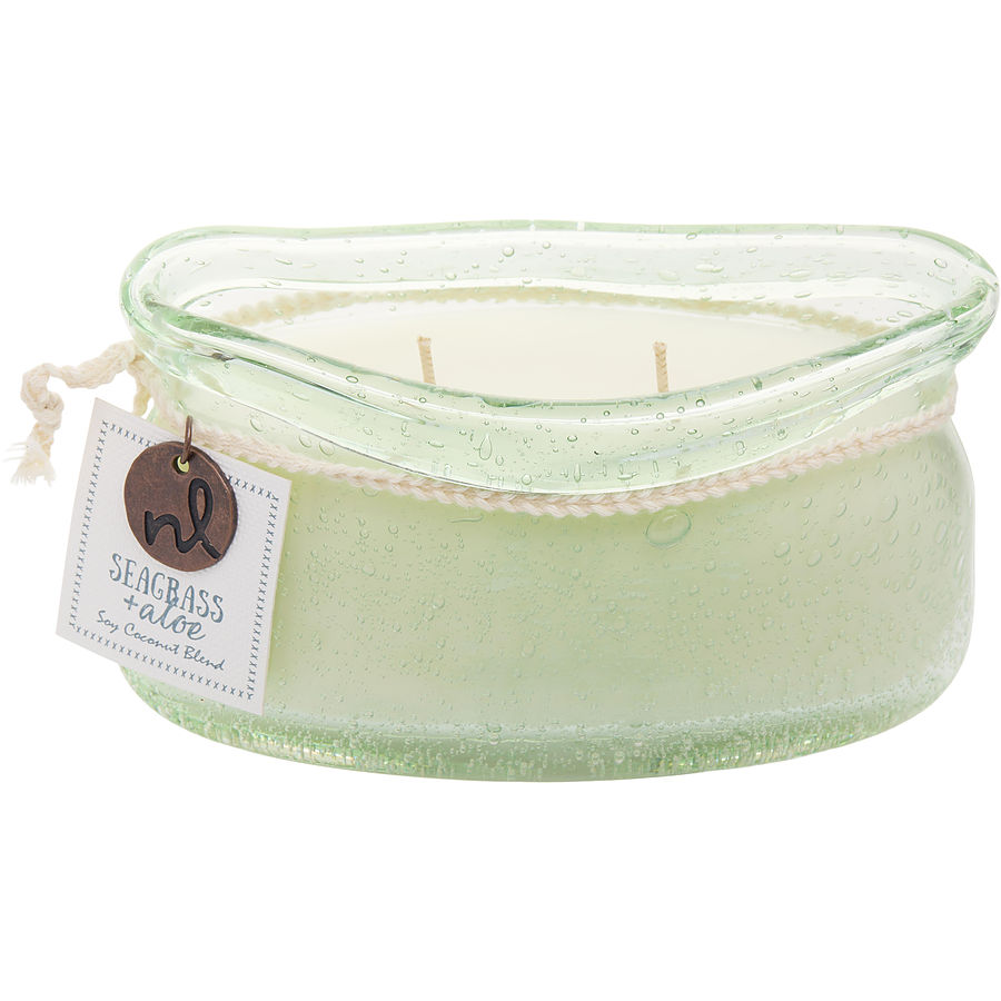 Seagrass & Aloe By Northern Lights for Unisex. 2 Wick Candle 14 oz | Perfumepur.com