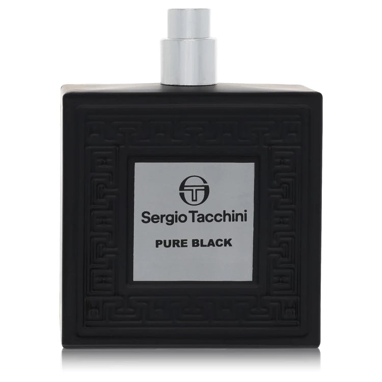 Sergio Tacchini Pure Black by Sergio Tacchini for Men. Eau De Toilette Spray (Tester) 3.4 oz | Perfumepur.com