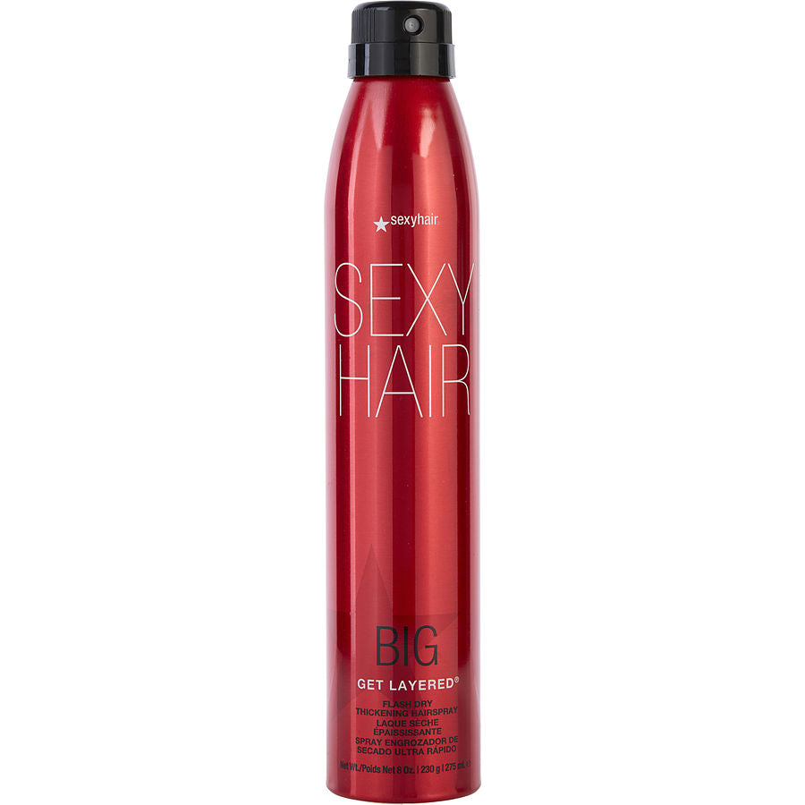 Sexy Hair By Sexy Hair Concepts for Unisex. Big Sexy Hair Get Layered Flash Dry Thickening Hairspray 8 oz | Perfumepur.com