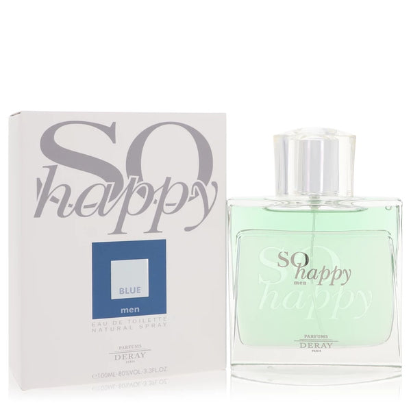 So Happy Blue by Parfums Deray for Men. Eau De Toilette Spray 3.3 oz | Perfumepur.com