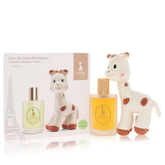 Sophie La Girafe Eau De Soin Parfumee by Sophie La Girafe for Women. Gift Set (3.4 oz Scented Skincare Water (Alcohol-Free) + 1 Sophie La Girafe Soft Toy) | Perfumepur.com