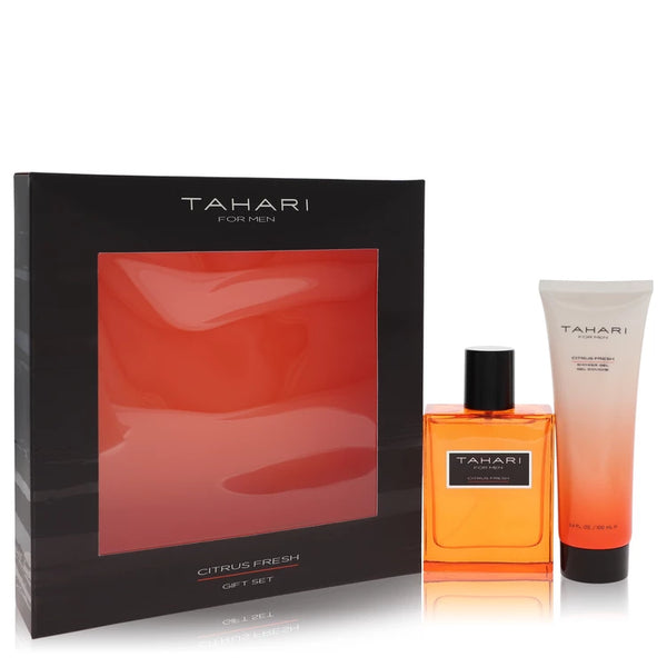 Tahari Citrus Fresh by Tahari for Men. Gift Set (3.4 oz Eau De Toilette Spray + 3.4 oz Shower Gel) | Perfumepur.com