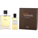 Terre D'hermes By Hermes for Men. Gift Set (Eau De Toilette Spray 3.3 oz + Hair And Body Shower Gel 2.7 oz) | Perfumepur.com