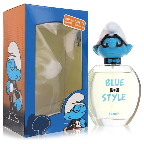 The Smurfs by Smurfs for Men. Blue Style Brainy Eau De Toilette Spray 3.4 oz | Perfumepur.com