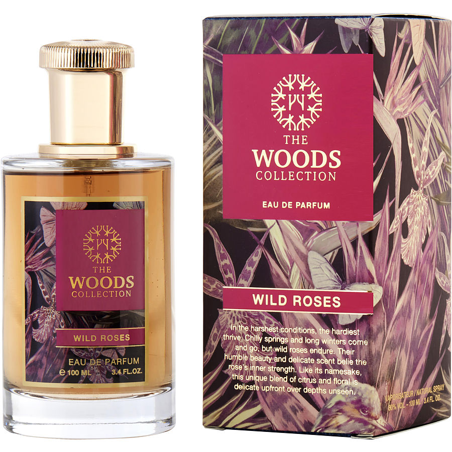 The Woods Collection Wild Roses By The Woods Collection for Unisex. Eau De Parfum Spray 3.4 oz (Old Packaging) | Perfumepur.com