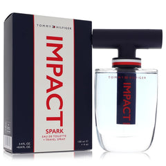 Tommy Hilfiger Impact Spark by Tommy Hilfiger for Men. Eau De Toilette Spray (3.4 oz Eau De Toilette + 0.14 oz Travel EDT Spray) | Perfumepur.com