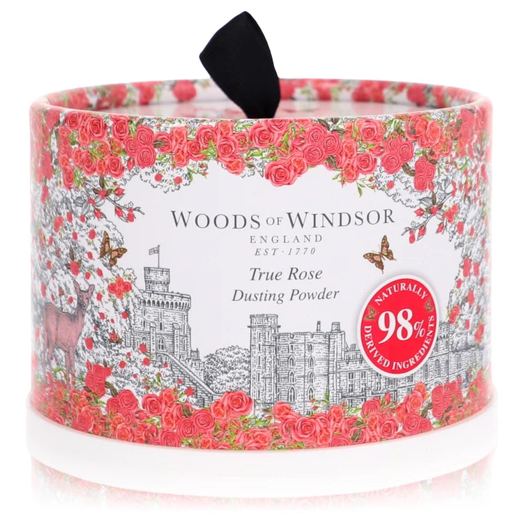 True Rose by Woods Of Windsor for Women. Dusting Powder 3.5 oz | Perfumepur.com