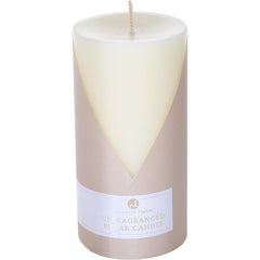 Unfragranced Ivory By Northern Lights for Unisex. One 3X6 Inch Pillar Candle. Burns Approx. 100 Hrs. | Perfumepur.com