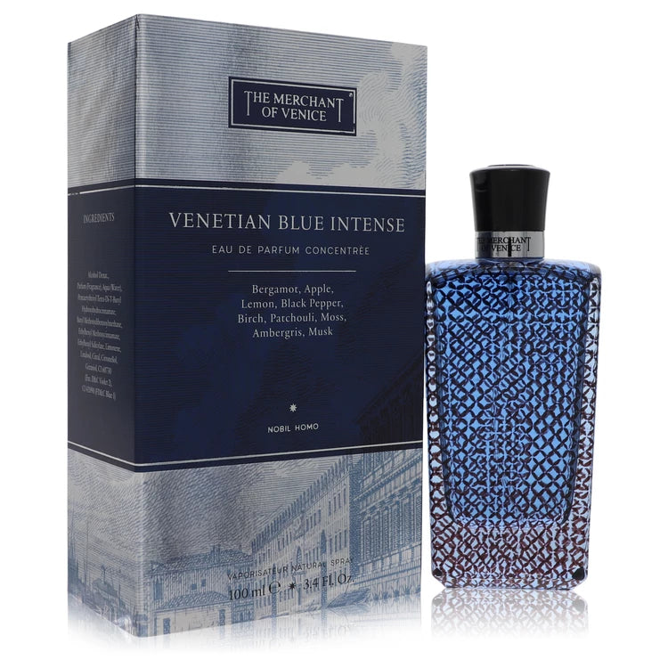 Venetian Blue Intense by The Merchant Of Venice for Men. Eau De Parfum Spray Concentree 3.4 oz | Perfumepur.com