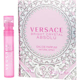 Versace Bright Crystal Absolu By Gianni Versace for Women. Eau De Parfum Spray Vial On Card | Perfumepur.com
