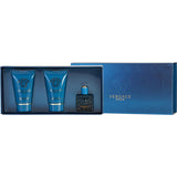 Versace Eros By Gianni Versace for Men. Gift Set (Eau De Toilette 0.17 oz Mini + After Shave Balm 0.8 oz + Shower Gel 0.8 oz) | Perfumepur.com
