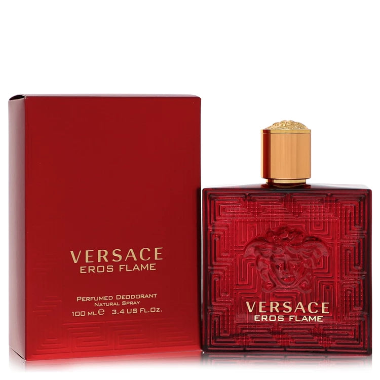 Versace Eros Flame by Versace for Men. Deodorant Spray 3.4 oz | Perfumepur.com