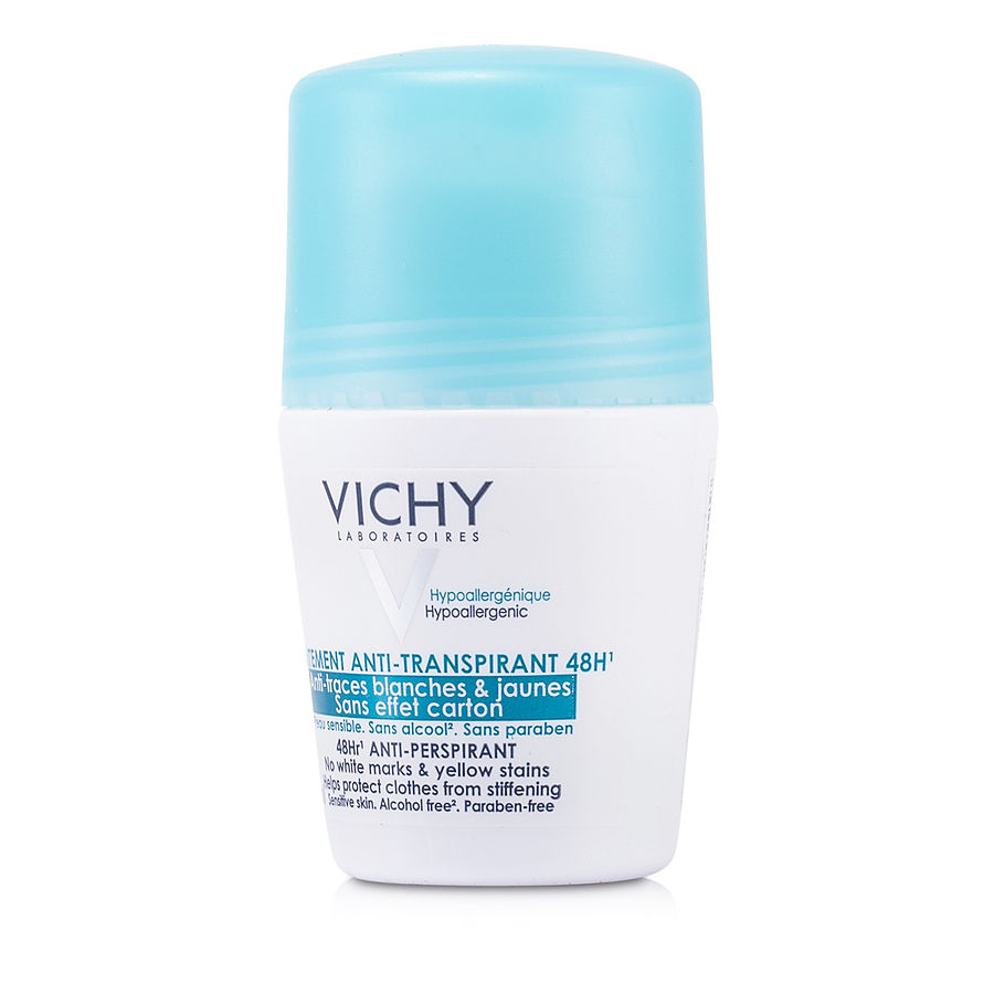 Vichy By Vichy for Women. 48Hr Anti-Perspirant Roll-On - No White Marks & Yellow Stains (For Sensitive Skin) (50ml/1.69oz) | Perfumepur.com