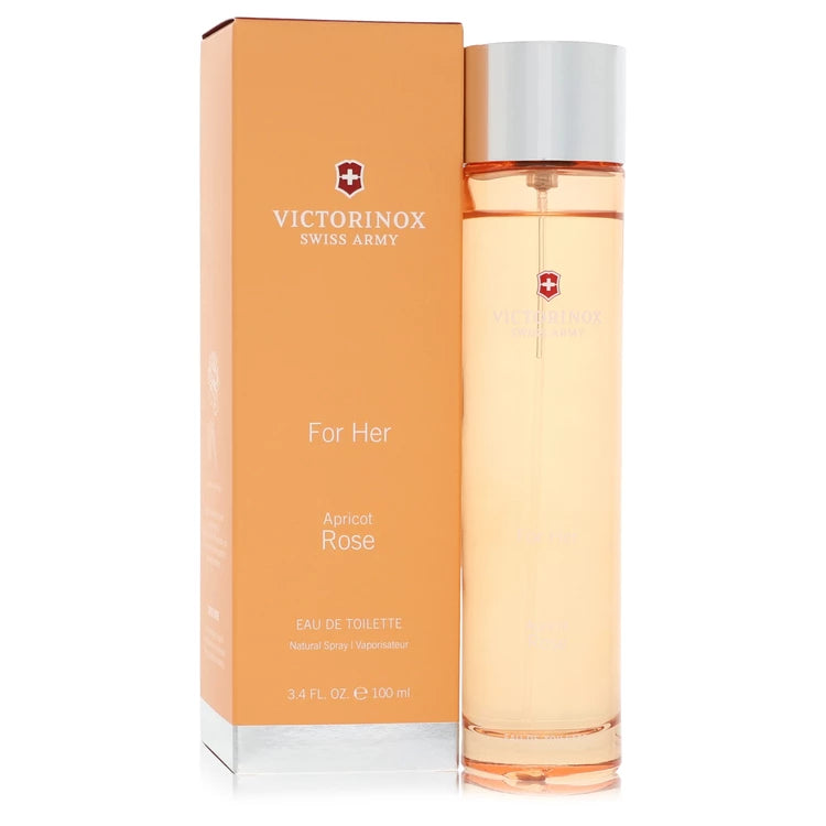 Victorinox Swiss Army for Her Apricot Rose by Victorinox Eau de Toilette Spray for women 3.4 oz (100ml)