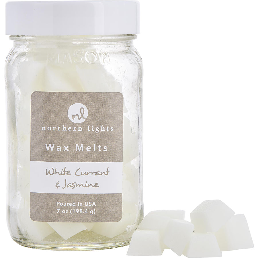 White Currant & Jasmine By Northern Lights for Unisex. Simmering Fragrance Chips - 7 oz Jar Containing 100 Melts | Perfumepur.com