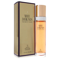 White Diamonds by Elizabeth Taylor for Women. Gift Set (1.7 oz Eau De Toilette Spray + 6.8 oz Body Wash + 3.3 oz Body Lotion + Pouf in tote bag) | Perfumepur.com