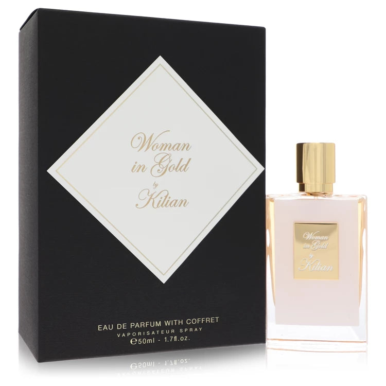 Woman In Gold by Kilian for Women. Eau De Parfum Spray with Coffret 1.7 oz | Perfumepur.com