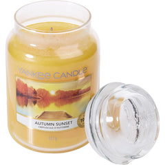 Yankee Candle By Yankee Candle for Unisex. Autumn Sunset Scented Large Jar 22 oz | Perfumepur.com