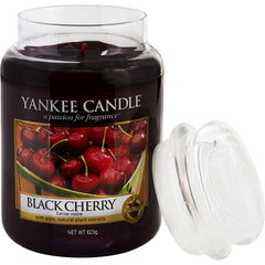 Yankee Candle By Yankee Candle for Unisex. Black Cherry Scented Large Jar 22 oz | Perfumepur.com