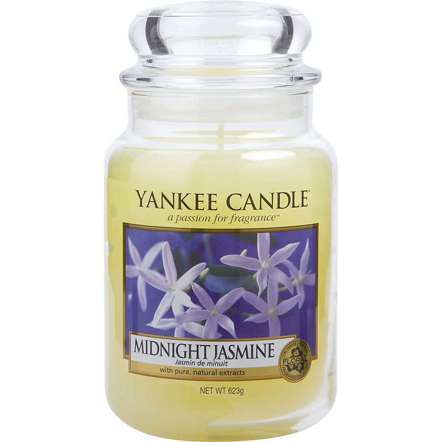 Yankee Candle By Yankee Candle for Unisex. Midnight Jasmine Scented Large Jar 22 oz | Perfumepur.com