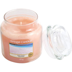 Yankee Candle By Yankee Candle for Unisex. Pink Sands Scented Medium Jar 14.5 oz | Perfumepur.com