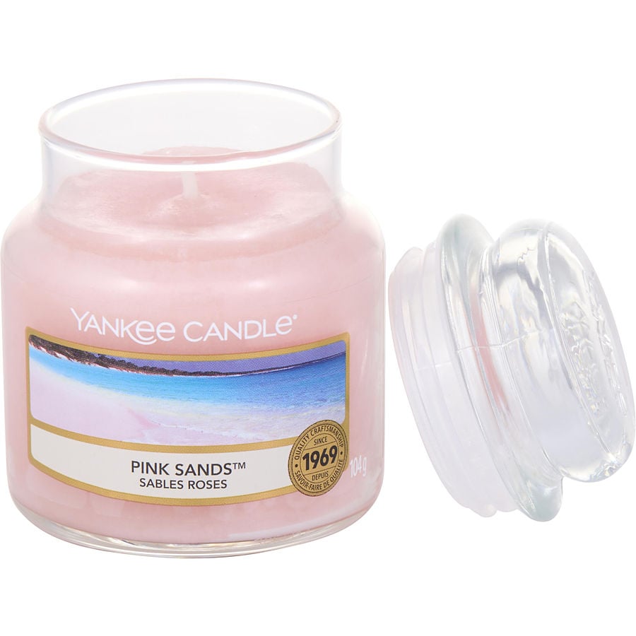 Yankee Candle By Yankee Candle for Unisex. Pink Sands Scented Small Jar 3.6 oz | Perfumepur.com