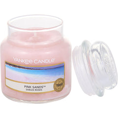 Yankee Candle By Yankee Candle for Unisex. Pink Sands Scented Small Jar 3.6 oz | Perfumepur.com