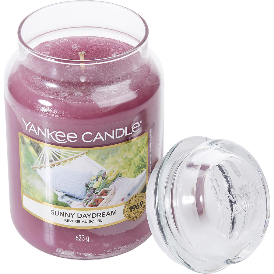 Yankee Candle By Yankee Candle for Unisex. Sunny Daydream Scented Large Jar 22 oz | Perfumepur.com
