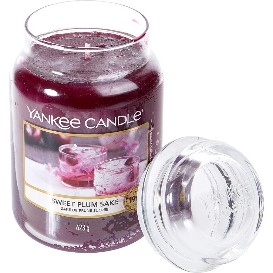 Yankee Candle By Yankee Candle for Unisex. Sweet Plum Sake Scented Large Jar 22 oz | Perfumepur.com