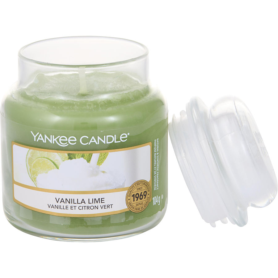 Yankee Candle By Yankee Candle for Unisex. Vanilla Lime Scented Small Jar 3.6 oz | Perfumepur.com