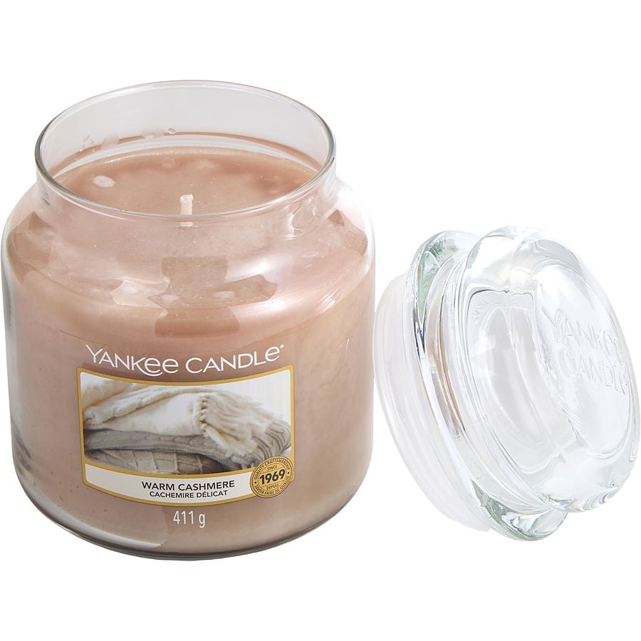 Yankee Candle By Yankee Candle for Unisex. Warm Cashmere Scented Medium Jar 14.5 oz | Perfumepur.com